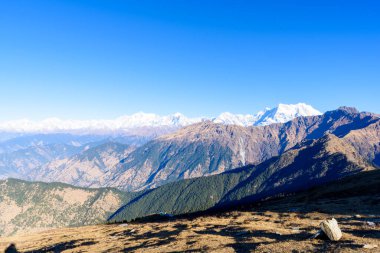 Dağların güzel manzarası