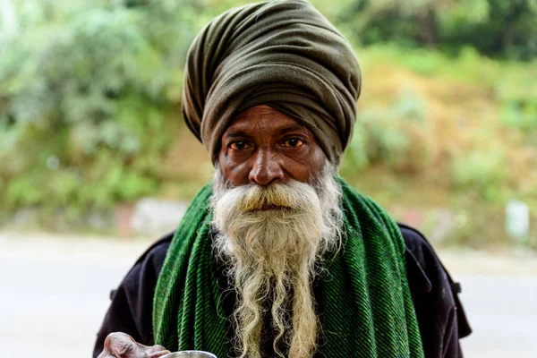 Homme Vêtements Traditionnels Lors Foire Pushkar Pushkar Ajmer Rajasthan Inde — Photo