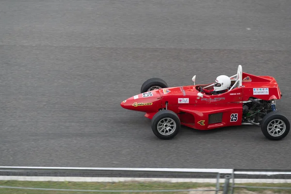 Coche Rojo Carretera — Foto de Stock