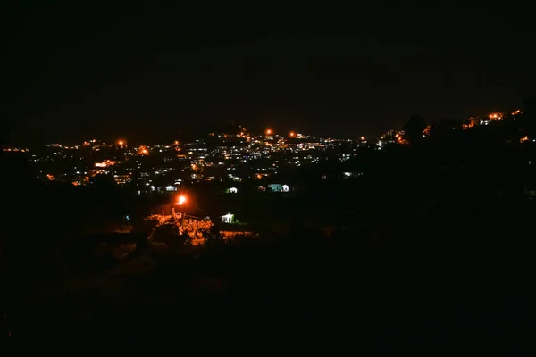 Widok Nocny Miasto — Zdjęcie stockowe