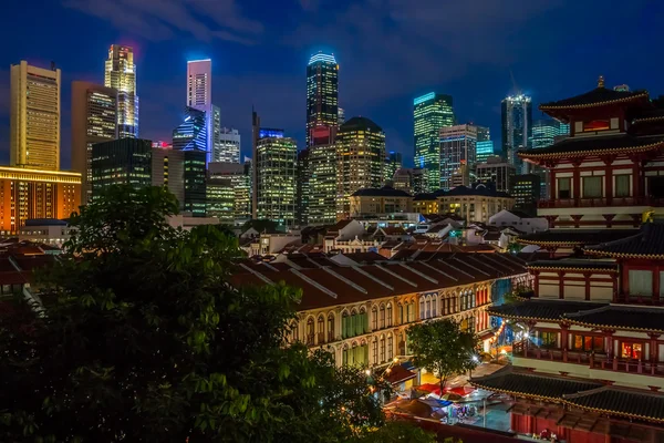Singapore by Night — Stock Photo, Image