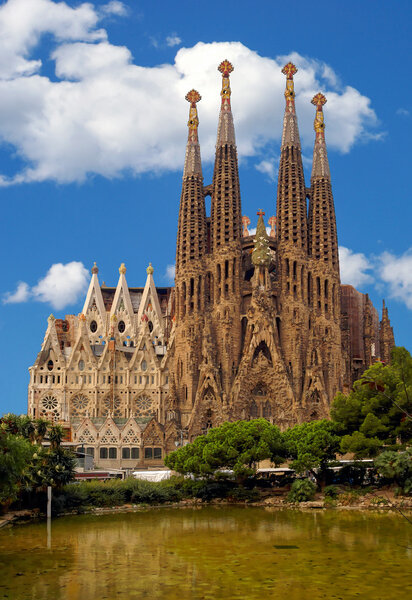 La Sagrada Familia — Foto de Stock