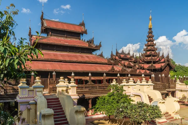 Shwe w Bin Kyaung klasztor — Zdjęcie stockowe