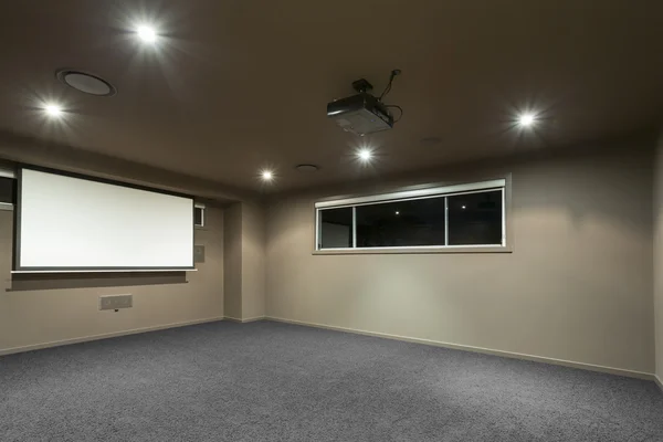 Ev sinema odası — Stok fotoğraf