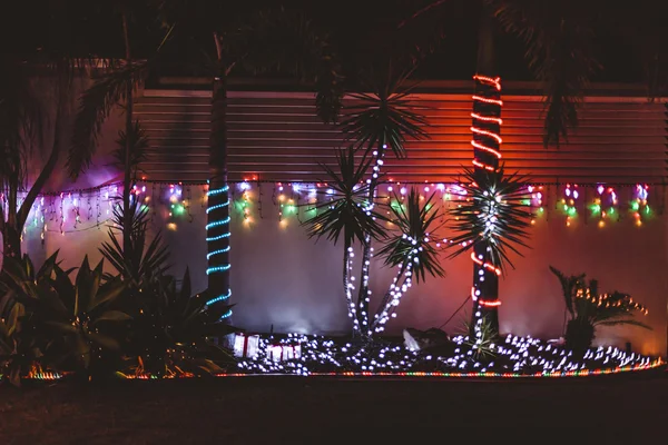 Christmas house decorations — Stock Photo, Image