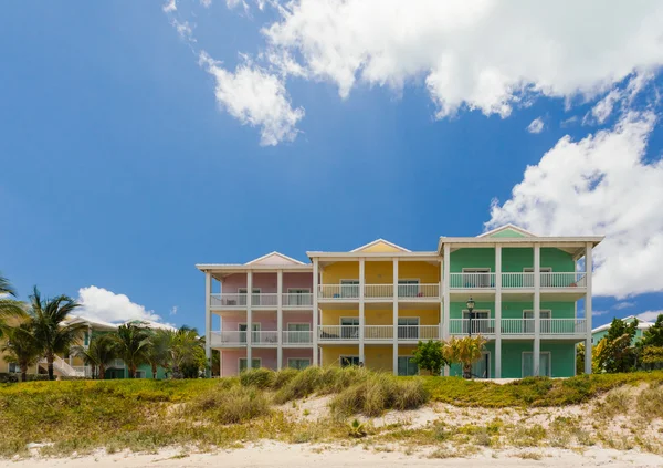 Pastel - colored houses — Stock Photo, Image