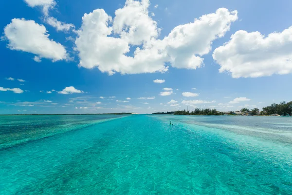 Бесконечное Карибское море — стоковое фото