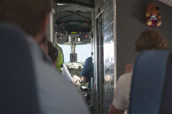 Airplane interior detail Stock Picture