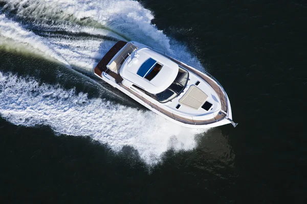 Beau bateau vu d'en haut — Photo