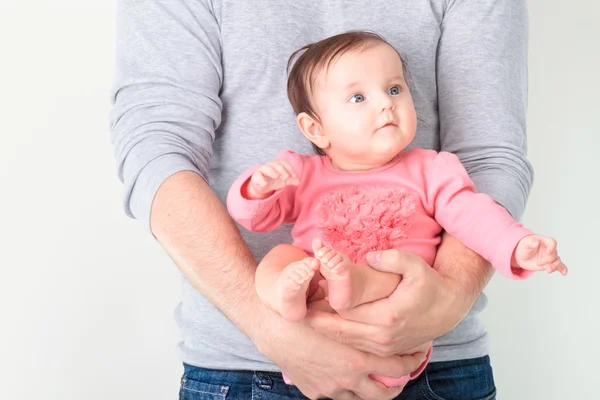 Pai com sua menina — Fotografia de Stock