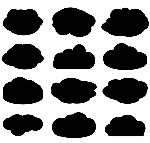 Σύννεφα που illustartion διάνυσμα — Διανυσματικό Αρχείο