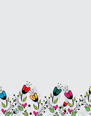 Soyut çiçek arkaplanı. Vektör.