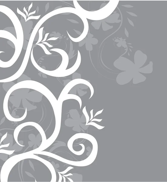 Fondo floral abstracto. Vector. — Vector de stock