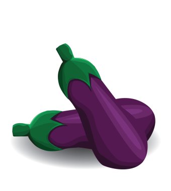 Patlıcan illüstrasyon