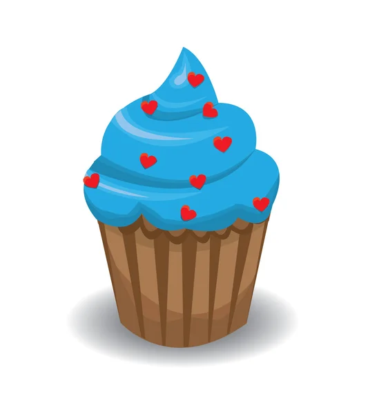 Vetor Cupcake — Vetor de Stock