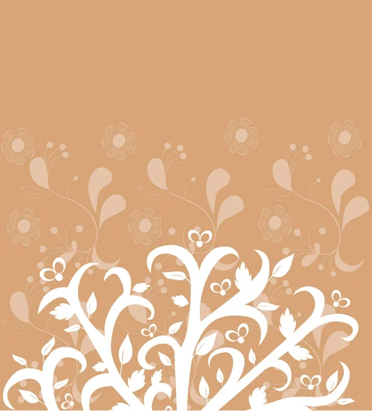 Vector floral achtergrond — Stockvector