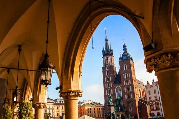 Basílica de Santa María en Cracovia — Foto de Stock