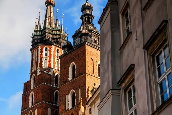 Basílica de Santa María en Cracovia — Foto de Stock