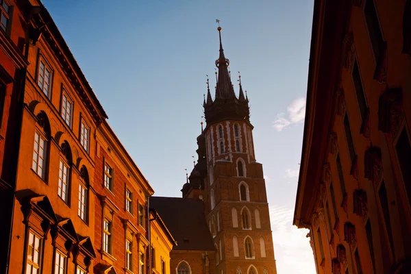 Saint Mary Basilica in Krakow — Stock Photo, Image