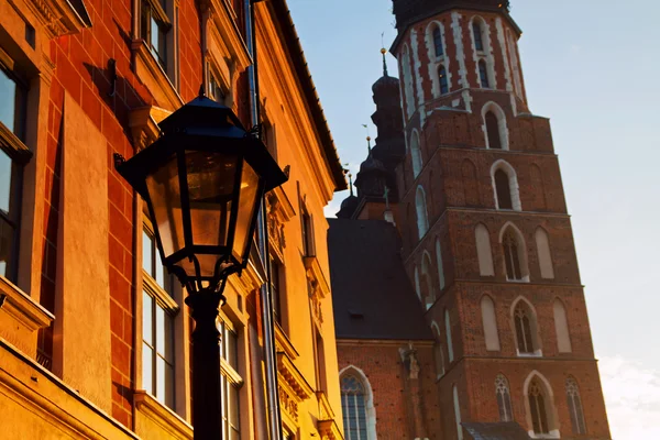 Basílica de Santa María en Cracovia — Foto de Stock