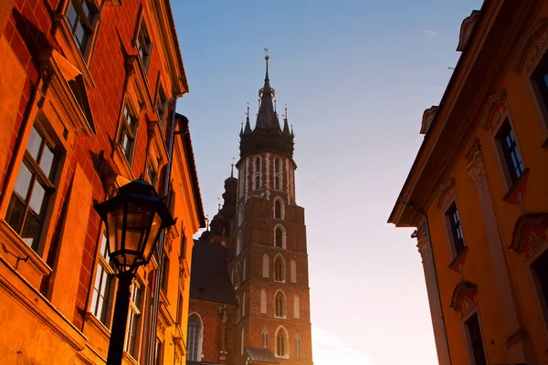 Sankt Maria basilika i Krakow — Stockfoto