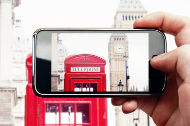 Londra'nın akıllı telefon Mobil fotoğraf