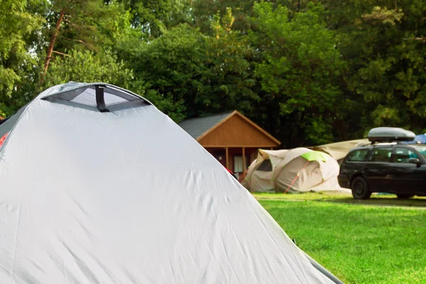 Tent tourist house camping — Stock Photo, Image