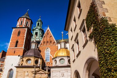 Krakow katedralde Wawel hill