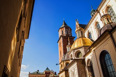 Krakow katedralde Wawel hill