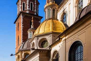 Krakow katedralde Wawel hill