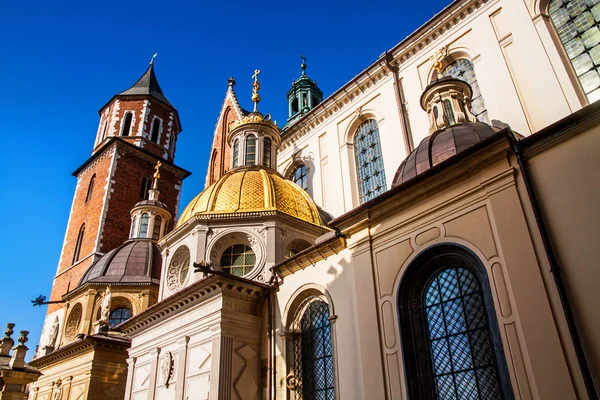 Monte Wawel com catedral em Cracóvia Fotos De Bancos De Imagens