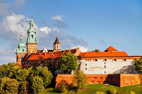 Monte Wawel com castelo em Cracóvia Imagens De Bancos De Imagens Sem Royalties