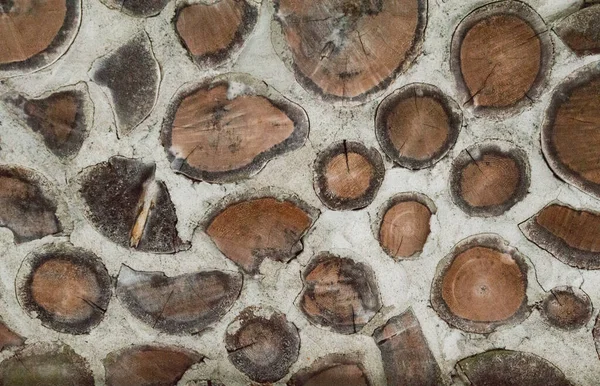 Cette Ancienne Cabane Rondins Pain Épice Dans Les Bois Est — Photo