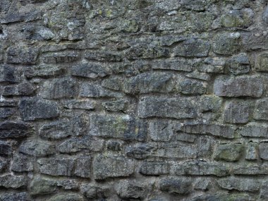 Yıpranmış Siyah Kireç Taşı Duvarı Doku Arkaplanı