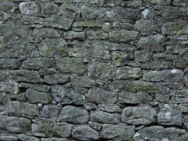 Yıpranmış Siyah Kireç Taşı Duvarı Doku Arkaplanı