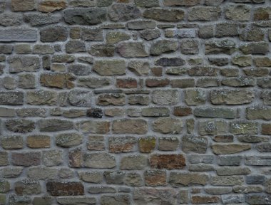 Kırsal Yıpranmış Kuru Taş Duvar Kusursuz Kaya Yapısı