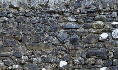 Doğal Siyah Lekeli Tarihi Kireç Taşı