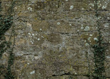 Tarihi kireçtaşı duvar dokusu eski taş duvar yüzeyini gösteriyor