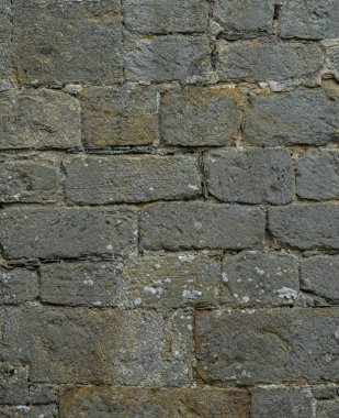 Antik kireçtaşı blok duvar dokusu doğal taş kalıplı.