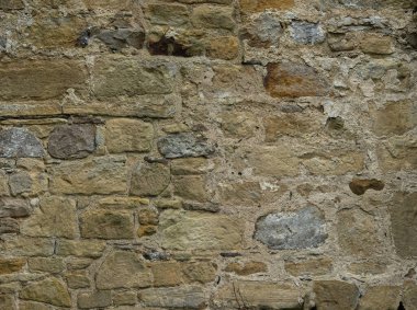 Antik kireçtaşı blok duvar dokusu doğal taş kalıplı.