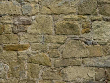 Antik kireçtaşı blok duvar dokusu doğal taş kalıplı.