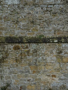 Antik kireçtaşı blok duvar dokusu doğal taş kalıplı.