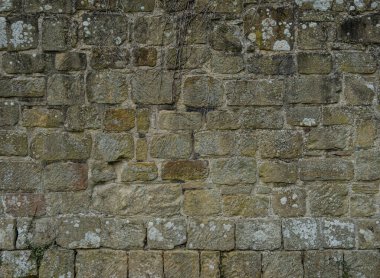 Antik kireçtaşı blok duvar dokusu doğal taş kalıplı.