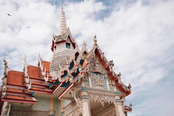 Templo Tailandês Samut Songkhram Tailândia — Fotografia de Stock