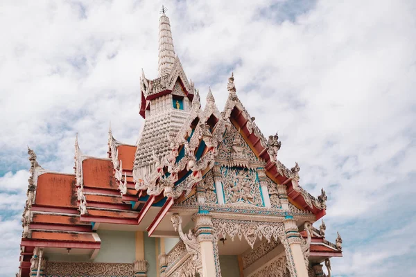 Templo Tailandês Samut Songkhram Tailândia — Fotografia de Stock
