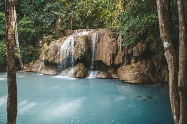 Erawan Şelalesi Ulusal Parkı Kanjanaburi Tayland