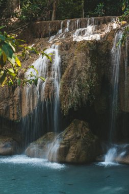 Erawan Şelalesi Ulusal Parkı Kanjanaburi Tayland