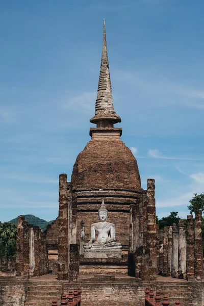 Tempio Wat Nel Parco Storico Sukhothai Thailandia — Foto Stock