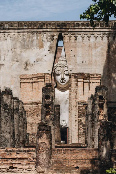 Wat Chum Phra Achana Sukhothai Történelmi Parkban Thaiföld — Stock Fotó