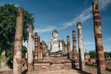 Wat Mahathat Tapınağı Sukhothai Tarihi Parkı, Tayland